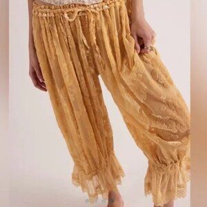 NWT FREE PEOPLE FOREVER YOUNG BURNOUT PANTS small